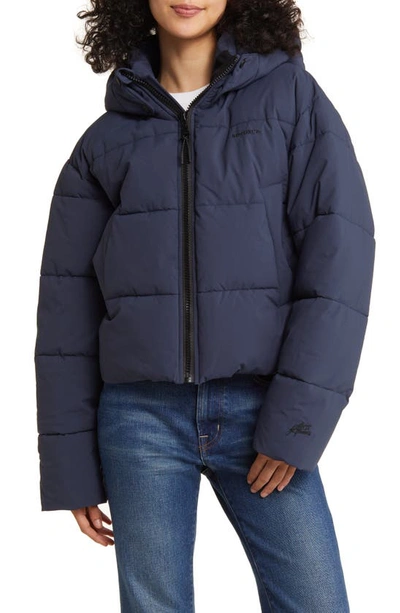 Rip Curl Tidal Anti Series Water Repellent Crop Jacket In Navy