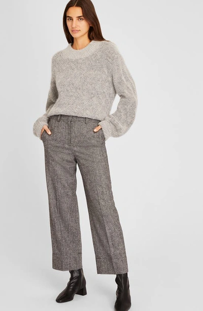 Shop Club Monaco Alpaca Blend Sweater In Medium Heather Grey/ Gris