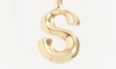 Shop Jenny Bird Customized Monogram Pendant Necklace In High Polish Gold - S