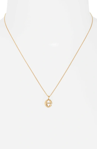 Jenny Bird Customized Monogram Pendant Necklace In High Polish Gold - E