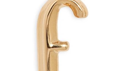 Jenny Bird Customized Monogram Pendant Necklace In High Polish Gold - F