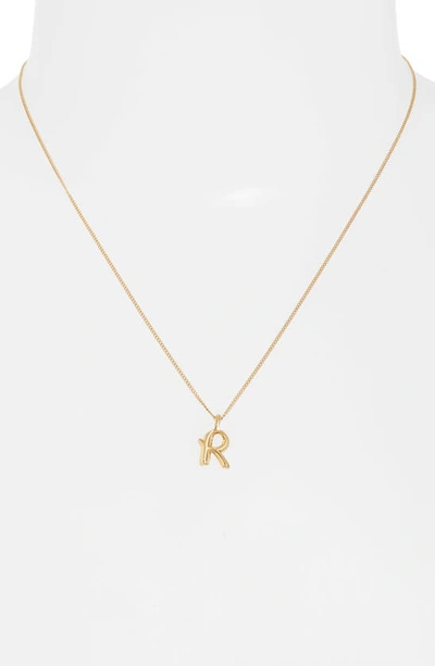 Shop Jenny Bird Customized Monogram Pendant Necklace In High Polish Gold - R