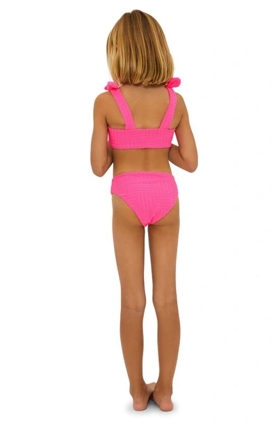 Shop Beach Riot Kids' Little Stella Two-piece Swimsuit In Strawberry Moon