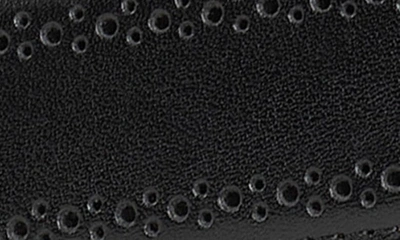 Shop Johnston & Murphy Perforated Dress Belt In Black