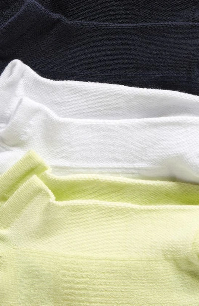 Zella Assorted 3-pack Tab Ankle Socks In Navy Sapphire