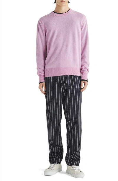 Shop Rag & Bone Harding Cashmere Crewneck Sweater In Pink