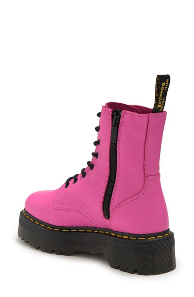 Shop Dr. Martens' Jadon Platform Boot In Thrift Pink Pisa