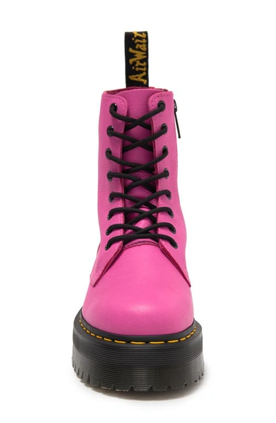 Shop Dr. Martens' Gender Inclusive Jadon Platform Boot In Thrift Pink Pisa