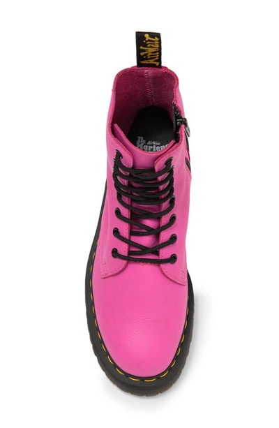 Shop Dr. Martens' Jadon Platform Boot In Thrift Pink Pisa