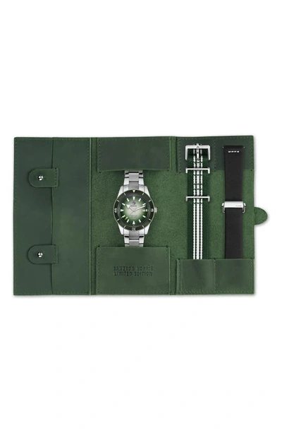 Shop Rado Captain Cook X Cameron Norrie Bracelet Watch, 42mm In Green