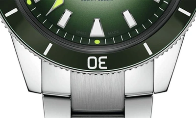 Shop Rado Captain Cook X Cameron Norrie Bracelet Watch, 42mm In Green