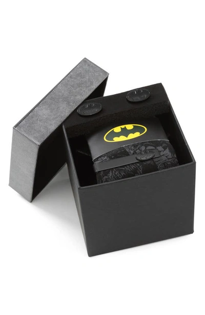 Shop Cufflinks, Inc The Dark Knight Batman Silk Tie, Tie Bar & Cuff Links Gift Set In Black