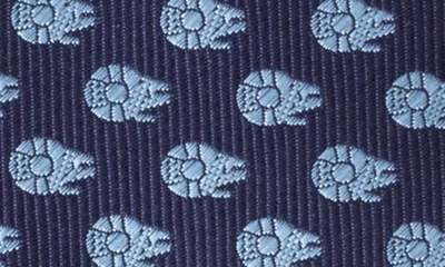 Cufflinks, Inc Star Wars Millennium Falcon Blue Tonal Tie In Blue