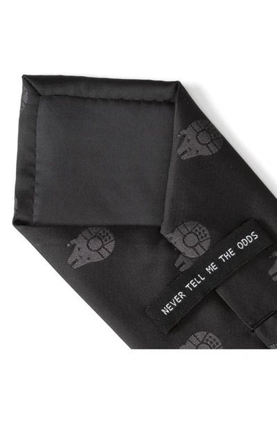 Shop Cufflinks, Inc Star Wars™ Millennium Falcon Tie In Black