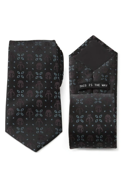 Shop Cufflinks, Inc Star Wars™ Mandalorian Tie In Black