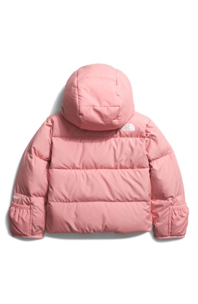 Shop The North Face North Hooded Water Repellent 600 Fill Power Down Jacket In Shady Rose