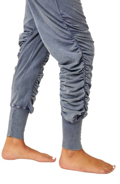 Shop Fp Movement Rematch Tapered Leg Drawstring Pants In Vintage Indigo
