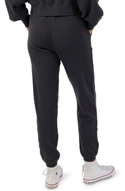 Shop O'neill Swept Up Cotton Sweatpants In Washed Black