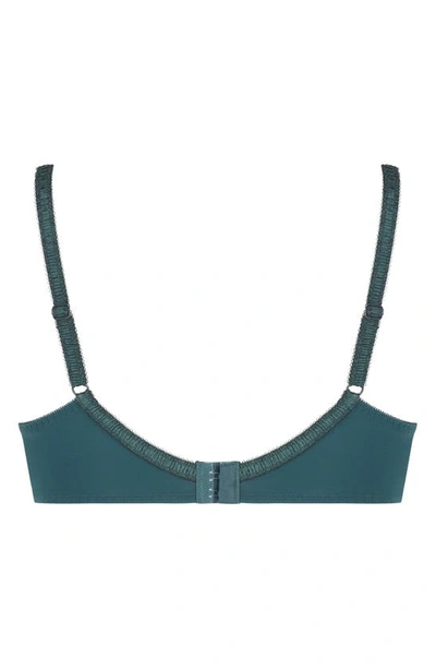 Hunkemoller Diva Non Padded Underwire Bra In Reflecting Pond