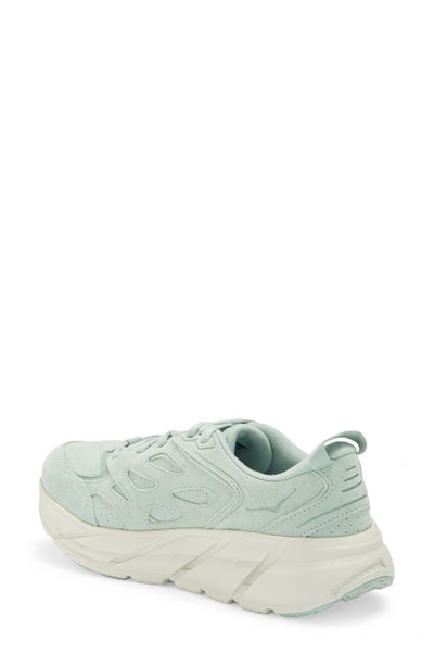 Hoka Gender Inclusive Clifton L Sneaker In Smoke Green / Celadon Tint