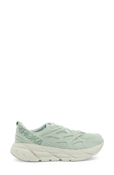 Hoka Gender Inclusive Clifton L Sneaker In Smoke Green / Celadon Tint