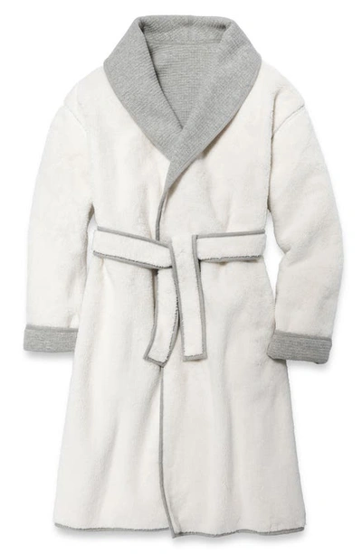 Shop Ugg Anabella Reversible Robe In Grey Heather