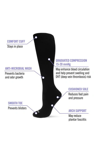 Shop Memoi Gender Inclusive Performance Compression Socks In Black