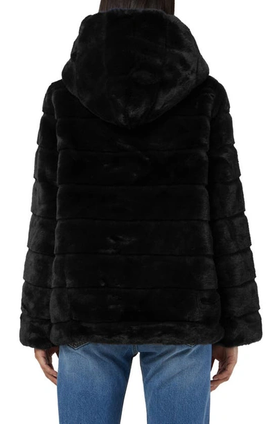 Shop Apparis Goldie 5 Pluche™ Faux Fur Coat In Noir