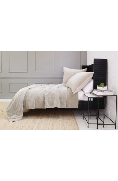 Pom Pom At Home Amsterdam Cotton Coverlet In Taupe