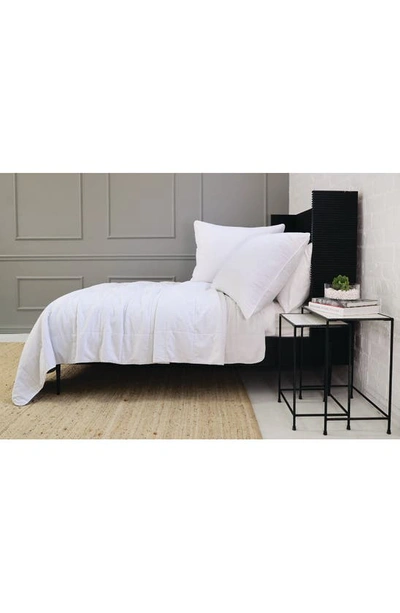 Shop Pom Pom At Home Amsterdam Cotton Coverlet In White