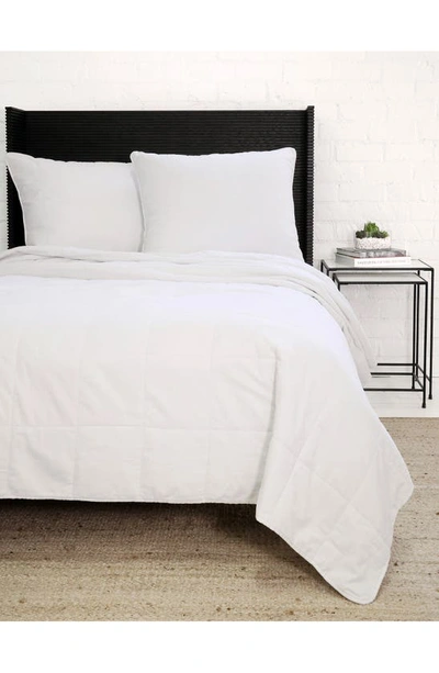 Shop Pom Pom At Home Amsterdam Cotton Coverlet In White