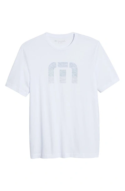 Shop Travismathew Sandbridge Logo Cotton Graphic Tee In White