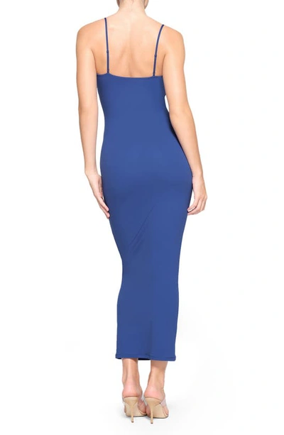 Shop Skims Fits Everybody Long Slipdress In Sapphire