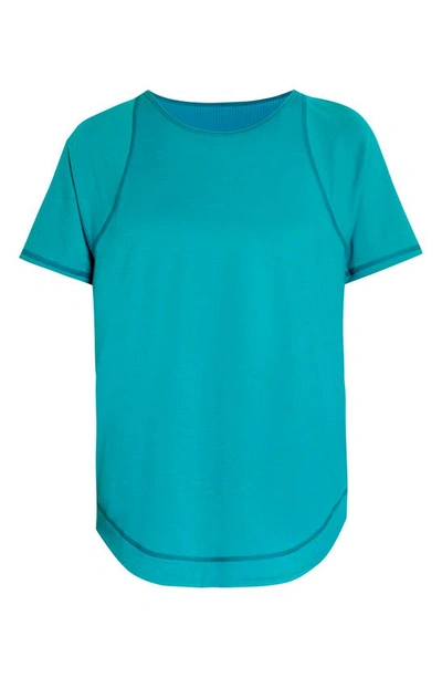 Shop Sweaty Betty Breathe Easy Run T-shirt In Future Blue