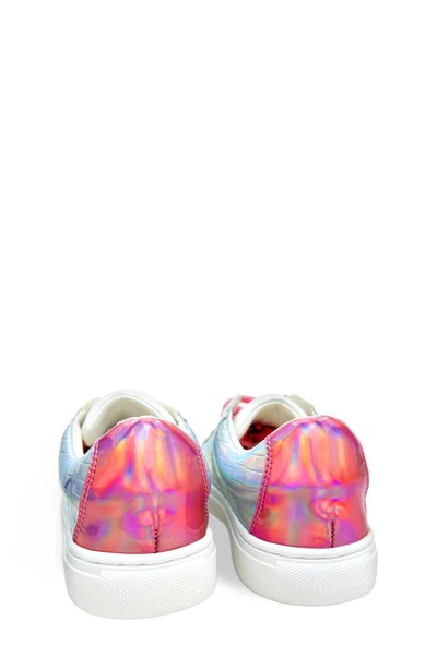 Shop Yosi Samra Kids' Miss Harper Sneaker In Iridescent
