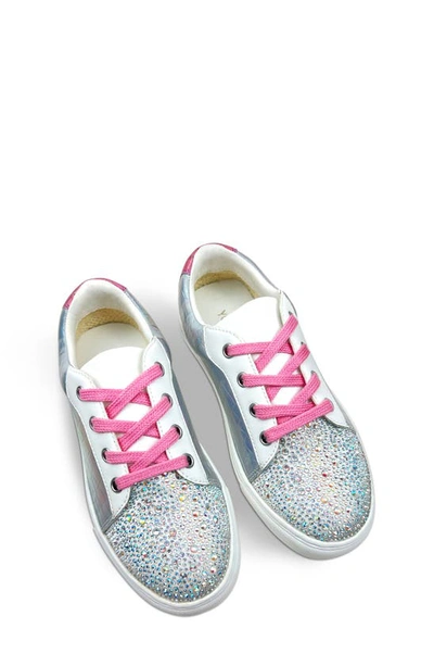 Shop Yosi Samra Kids' Miss Harper Sneaker In Iridescent