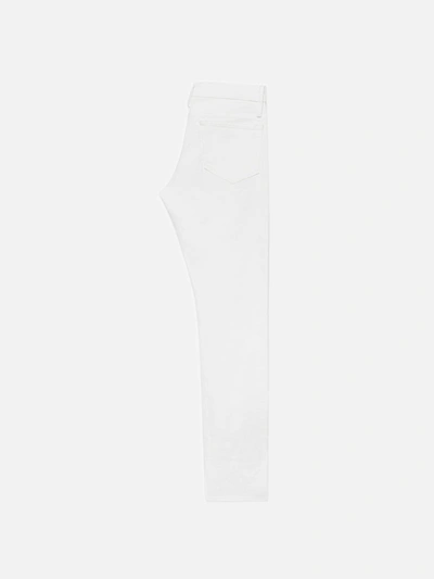 Shop Frame L'homme Slim Twill Jeans In White