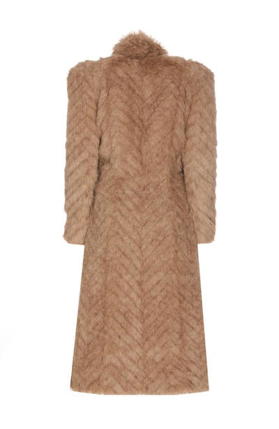 Shop Balenciaga Coats In Brown