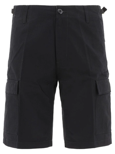 Shop Carhartt Wip "aviation" Shorts In Black