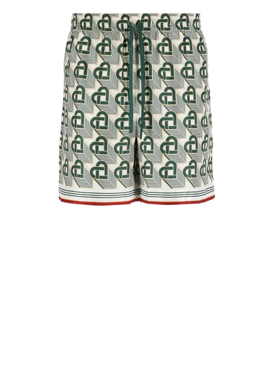 Shop Casablanca Shorts Multicolour