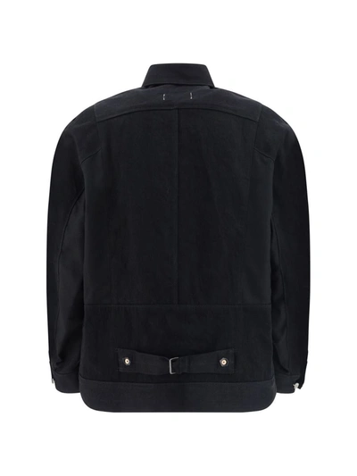 Shop Junya Watanabe Jackets In Black X Black