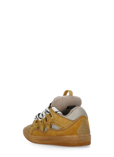 Shop Lanvin Sneakers Yellow