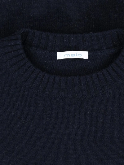 Shop Malo Sweaters In Blue
