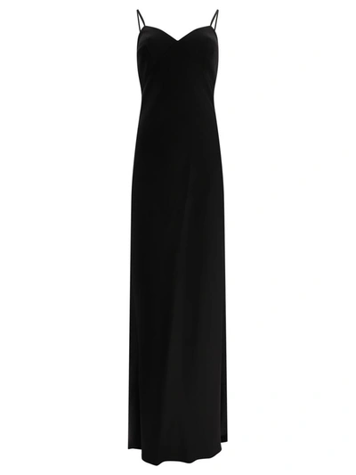 Shop Max Mara Bridal "selce" Dress In Black