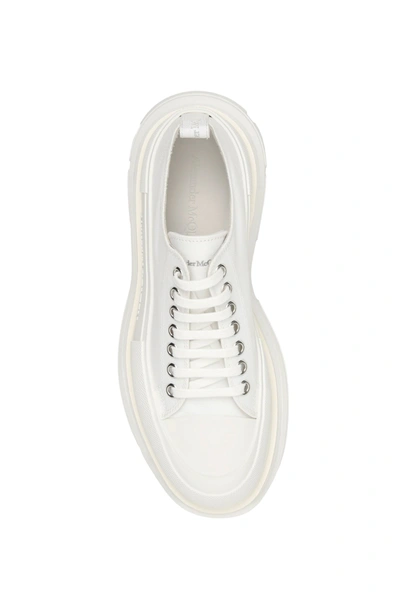 Shop Alexander Mcqueen Tread Sleek Sneakers Women In White