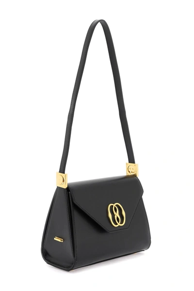 Shop Bally Leather Emblem Bag Women In Black