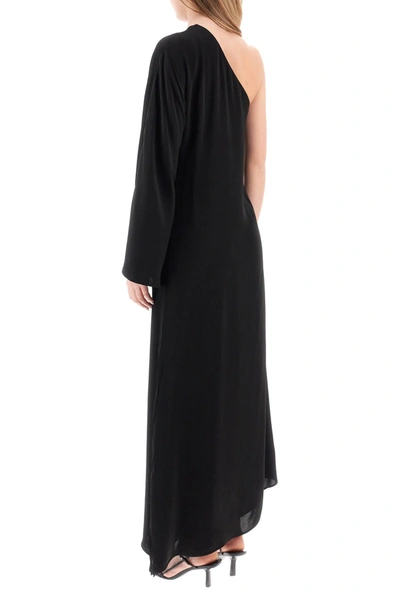 Shop By Malene Birger 'avilas' One Shoulder Maxi Dress Women In Black