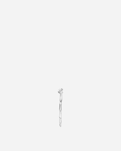 Shop Octi Samphire Single Earring Silver In Grey