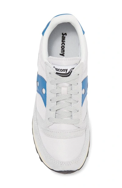 Shop Saucony Jazz 81 Sneaker In Gray/ Blue