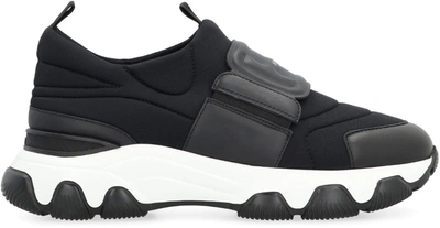 Shop Hogan Hyperactive Slip-on Sneakers In Black